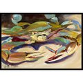 Micasa Blue Crab Tail Fin Indoor & Outdoor Mat24 x 36 in. MI632270